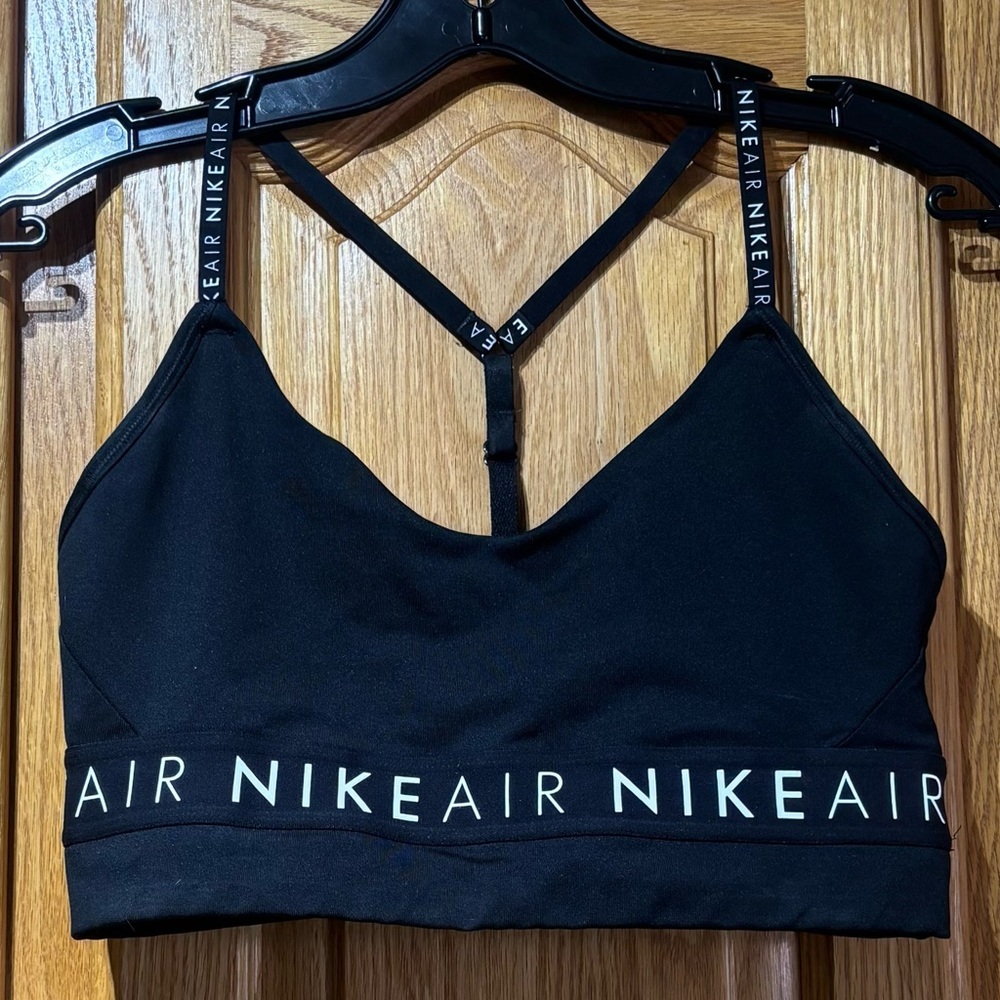 Nike Black AIR Logo Sports Bra
